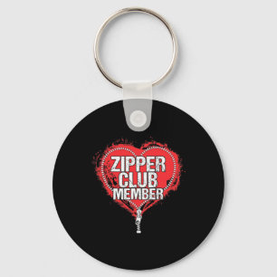 Heart Surgery Humour Funny Zipper Club Member Key Ring