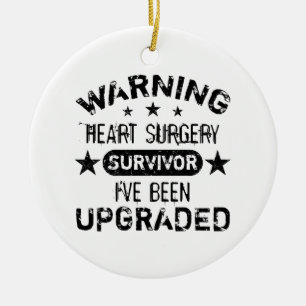 Heart Surgery Humour Upgraded Ceramic Ornament