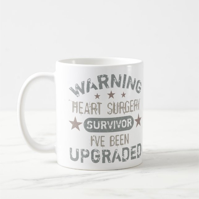 Heart Surgery Humour Upgraded Coffee Mug (Left)