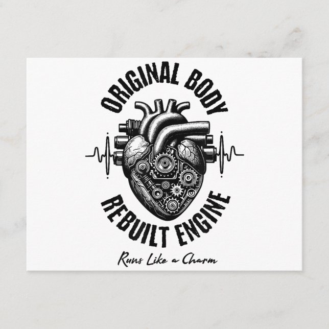 Heart Surgery Original Body Rebuilt Engine Runs Li Enclosure Card (Front)