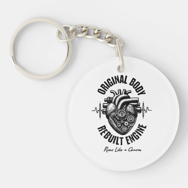 Heart Surgery Original Body Rebuilt Engine Runs Li Key Ring (Front)