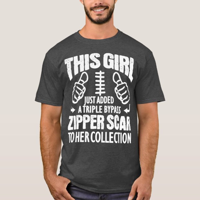 Heart Surgery Recovery Gift For Triple Bypass T-Shirt (Front)