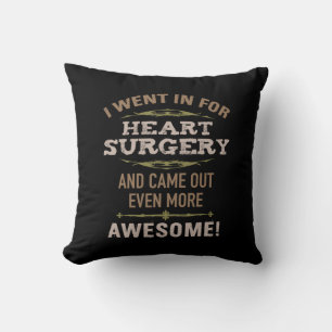 Heart Surgery Recovery Humour Cushion