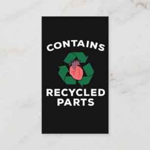 Heart Surgery Survivor Bypass Open Heart Recovery Business Card