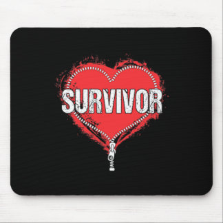 Heart Surgery Survivor Cardiac New Life Gift  Mouse Pad