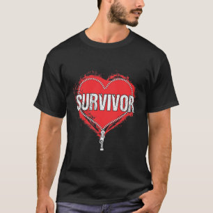 Heart Surgery Survivor Cardiac New Life Gift T-Shirt
