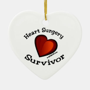Heart Surgery Survivor Ceramic Tree Decoration