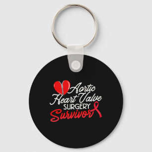 Heart Surgery Survivor Heart Disease Awareness  Key Ring