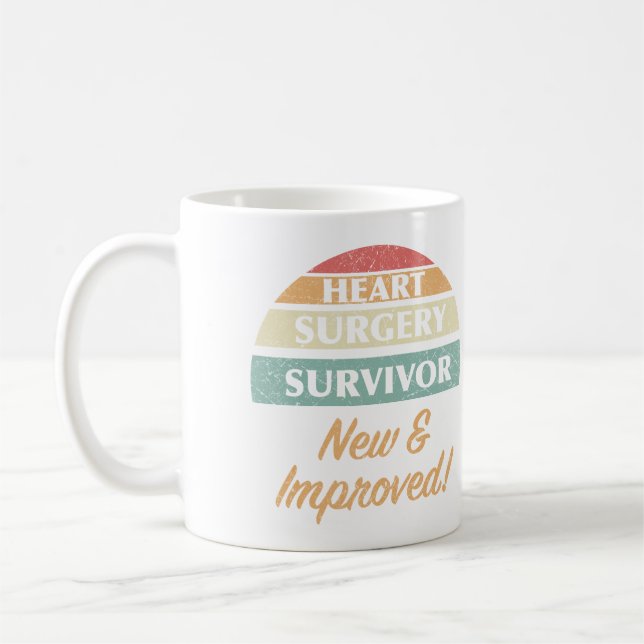 Heart Surgery Survivor Humour Coffee Mug (Left)