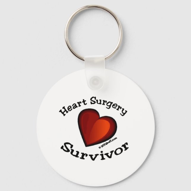Heart Surgery Survivor Key Ring (Front)