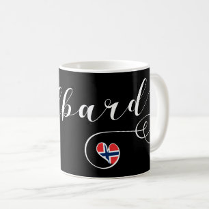 Heart Svalbard Flag, Spitsbergen, Norway Coffee Mug