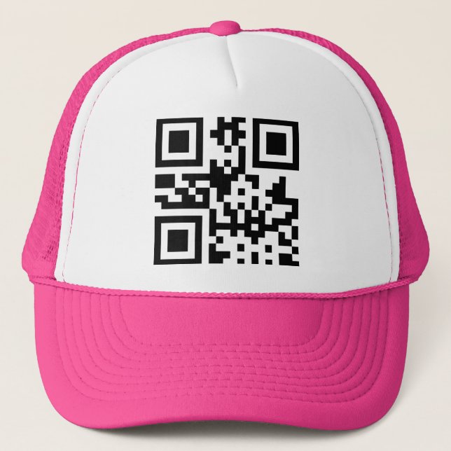 Heart ♥ Symbol -- QR Code Trucker Hat (Front)