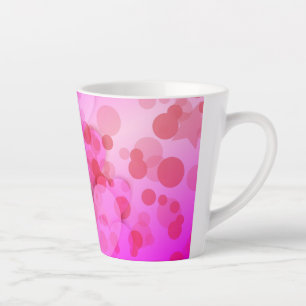 Heart Symbols Pink Background-20346 Latte Mug