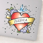 Heart Tattoo<br><div class="desc">Heart Tattoo Sticker - Show the person who is in your heart with this super funky heart tattoo sticker. The wording on the sticker can be customised for any name you desire. Perfect to say I love you to that special someone in your life.</div>