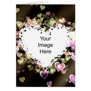 Heart Template Card