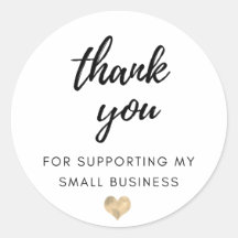 Heart Thank You For Supporting My Small Business