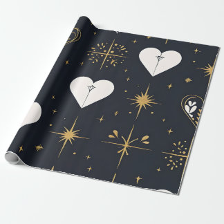 Heart That Sparkle Wrapping Paper