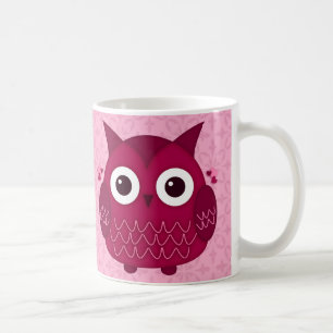 Heart the Pink Owl Coffee Mug