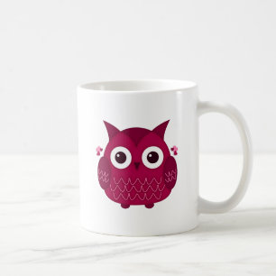 Heart the Pink Owl Coffee Mug
