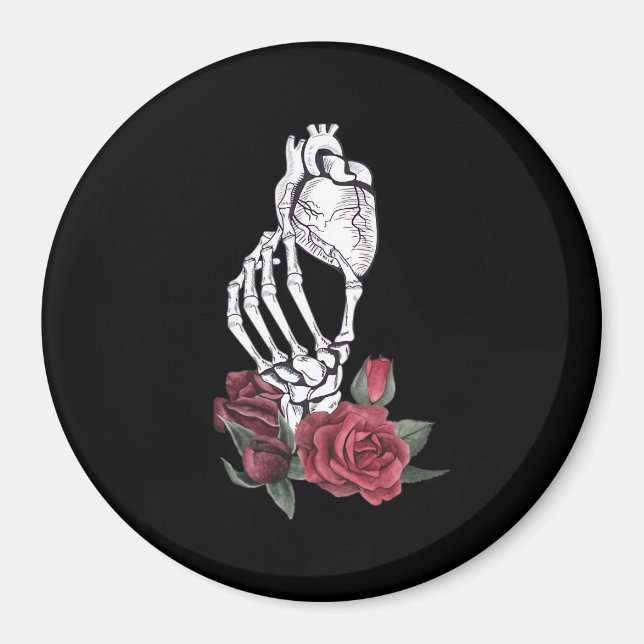 Heart The Skeleton's Hand Classic Magnet (Front)