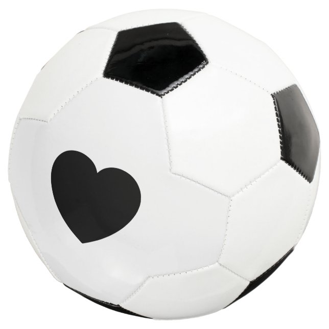 Heart-Themed Soccer Ball for Gift or Play (Three Quarter)