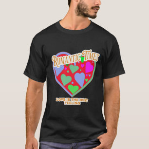"Heart-Themed Valentine's Day T-Shirt - Love & Rom