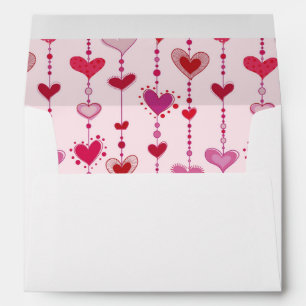 Heart Tiles Envelopes