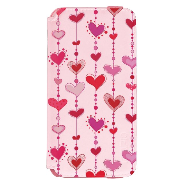 Heart Tiles Incipio iPhone Wallet Case (Folio Front)