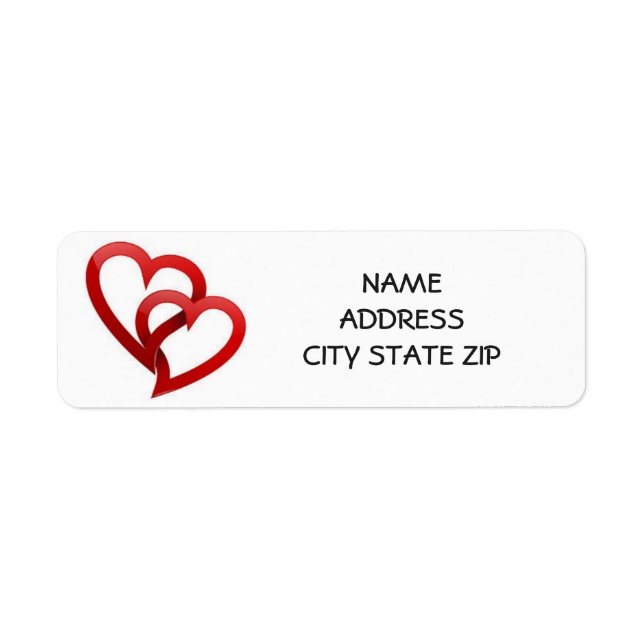 **HEART TO HEART** RETURN ADDRESS LABEL (Front)