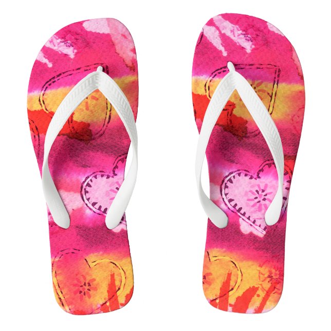 Heart to Heart Thongs (Footbed)