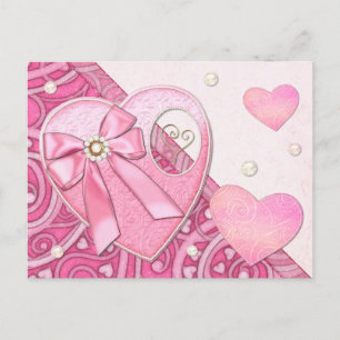 Heart to Heart Valentines Day Postcard