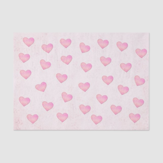 Heart to Heart Valentines Day Tissue Paper (Front)