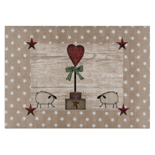 Heart Topiary Cutting Board