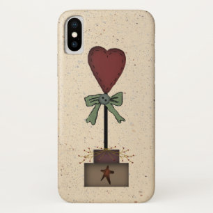 Heart Topiary iPhone X Case