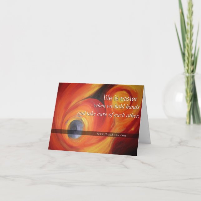 Heart-touching Sympathy Card (Front)