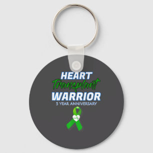 Heart Transplant 5 Year Anniversary Warrior Patien Key Ring