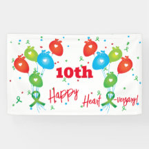 Heart Transplant Anniversary Customisable Party