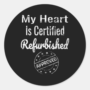 Heart Transplant Cardiac Patient Heart Surgery Classic Round Sticker