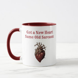 Heart Transplant Funny Victorian Steampunk Mug