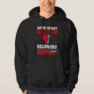 Heart Transplant Survivor Heart Bypass Open Heart Hoodie