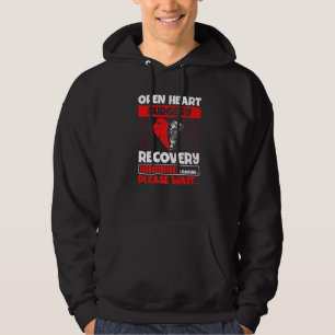 Heart Transplant Survivor Heart Bypass Open Heart Hoodie