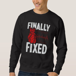 Heart Transplant Survivor Heart Bypass Open Heart Sweatshirt