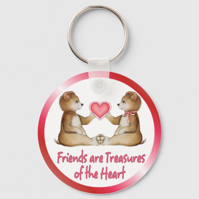 Heart Treasures Key Ring (Front)