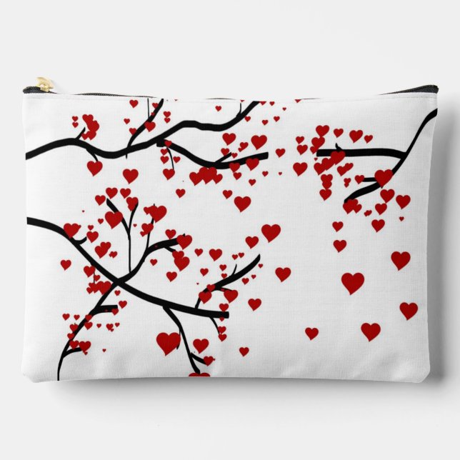Heart Tree Accessory Pouch (Front)