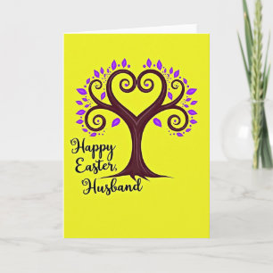 Heart Tree Easter Card