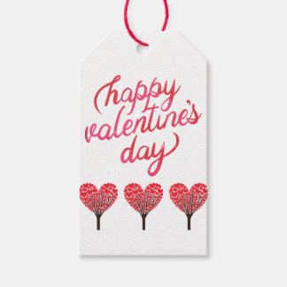 Heart Tree Happy Valentine's Day  Gift Tags