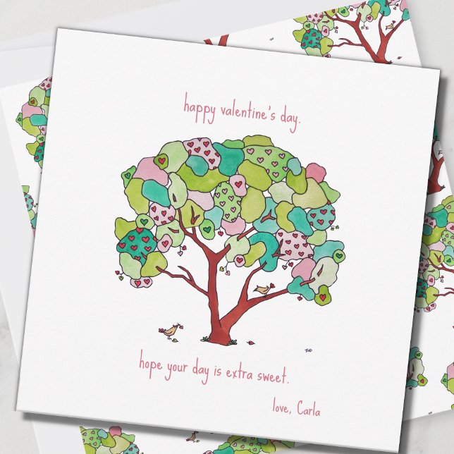 Heart Tree Happy Valentine's Day Holiday Card (Creator Uploaded)
