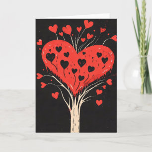 Heart Tree Love Holiday Card