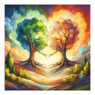 Heart Tree Love Photo Print