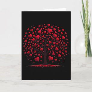 Heart Tree Of Hearts Love Valentine Valentines Day Card